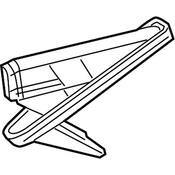 VW Parking Brake Lever Cover - Genuine VW 5C0711465DOBX