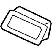 VW Seat Belt Guide - Genuine VW 5C6857781A9B9
