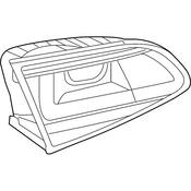 Volkswagen Back Up Light Assembly - Genuine VW 5GM945093B