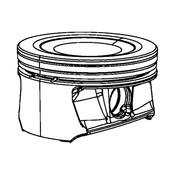 Audi Engine Piston - Genuine Audi 06N107065A