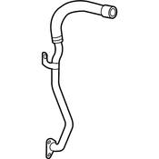 Audi VW Power Steering Reservoir Line Hose - Genuine VW Audi 7L8422881
