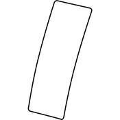 VW Stone Guard - Genuine VW 3B0807906A