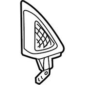 Volkswagen Door Mirror Trim Ring - Genuine VW 5C5837973F82V