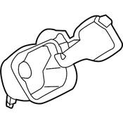 VW Fuel Filler Housing - Genuine VW 5G0809857