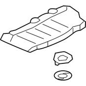 Audi VW Exhaust Heat Shield - Genuine Audi VW 5Q0825701E