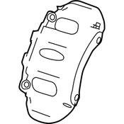 VW Brake Caliper - Genuine VW 7P6615423C