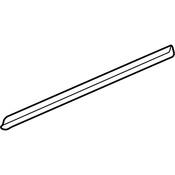 Volkswagen Door Window Belt Weather Strip - Genuine VW 3B48394757Z7
