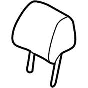 Volkswagen Headrest - Genuine VW 3C0885901P20S