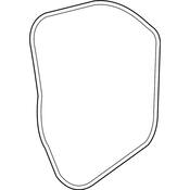 Volkswagen Door Seal - Genuine VW 3CM8377025AP