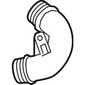 VW Turbocharger Intercooler Pipe - Genuine VW 3QF145844