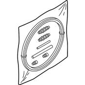 Audi VW Suspension Air Compressor Line - Genuine Audi VW 4M0698141
