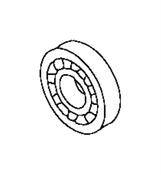 VW Audi Manual Transmission Output Shaft Bearing Rear - Genuine VW Audi 012311375C