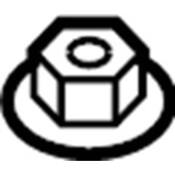 Audi VW Exhaust Pipe Nut - Genuine VW Audi N10597201