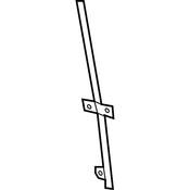 Volkswagen Window Regulator Rail - Genuine VW 1K5839407K03C