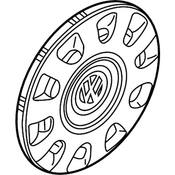 Volkswagen Wheel Cover - Genuine VW 3B0601147MFX