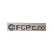 FCP Euro Sticker (Black Vinyl Die-Cut)