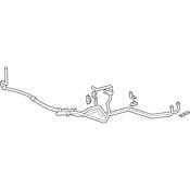 Volkswagen Auto Trans Oil Cooler Hose Assembly - Genuine VW 3Q0317824
