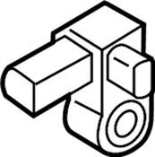 Audi VW Air Bag Impact Sensor - Genuine Audi VW 4N0959651D