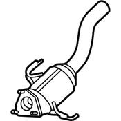 Audi VW Catalytic Converter Left (Touareg) - Genuine VW Audi 7L8254400HX