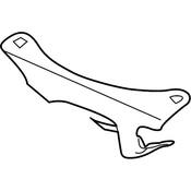 Audi VW Engine Coolant Reservoir Bracket - Genuine Audi VW 8J0121409A