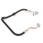 Audi A/C Refrigerant Discharge Hose - Genuine Audi 80A816721BA