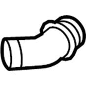 VW Turbocharger Intercooler Pipe - Genuine VW 1K0145856A