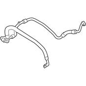 VW A/C Refrigerant Suction Hose - Genuine VW 5C0820743L