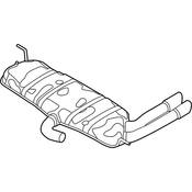 Volkswagen Exhaust Muffler - Genuine VW 5C3253609F