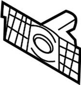 VW Parking Aid Sensor Bracket - Genuine VW 5G0919493L