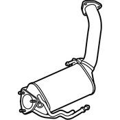 Audi VW Catalytic Converter Center - Genuine VW Audi 7L8254800BX