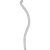 VW Power Steering Reservoir Line Hose - Genuine VW 7P6422889C