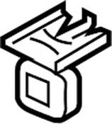 Audi VW Headlight Bracket - Genuine Audi VW 8V0941453