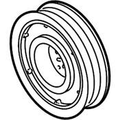 VW Audi Engine Crankshaft Pulley (Touareg) - Genuine VW Audi 059105251BQ