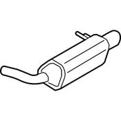 VW Exhaust Resonator - Genuine VW 561253609K