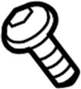 Audi VW Bumper Cover Spacer Panel Screw - Genuine VW Audi N90562401