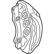 Audi VW Disc Brake Caliper - Genuine Audi VW 4N0615108AE