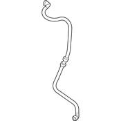 VW Emissions System Hose - Genuine VW 5C0201160S