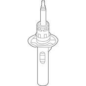VW Strut Assembly - Genuine VW 5C0413031AL