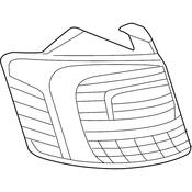 VW Tail Light Assembly - Genuine VW 5C6945096F