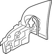 Volkswagen Door Mirror Housing - Genuine VW 5K0857508AD9B9