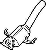 Audi VW Catalytic Converter Right (Touareg) - Genuine VW Audi 7L8254450GX