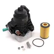 Audi VW Engine Oil Filter Housing - Hengst H340HD922