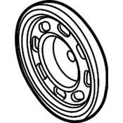 VW Crankshaft Pulley - Genuine VW 04C105243D