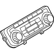 VW HVAC Display Unit - Genuine VW 1K8907044CLZJU