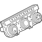 Volkswagen HVAC Temperature Control Panel - Genuine VW 3CM907044BWZU