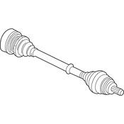 Audi VW CV Axle Assembly - Genuine VW Audi 1K0407763NX