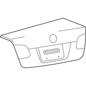 VW Deck Lid - Genuine VW 1K5827025AP