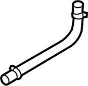VW Transmission Cooler Hose - Genuine VW 3C0122096G