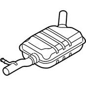 Audi VW Exhaust Muffler - Genuine Audi VW 5N0253409K