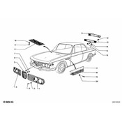 BMW Fillister Head Screw (M4X16) - Genuine BMW 07119906410